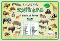 Exotická zvířata - Sada 24 karet