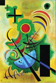 Kandinsky Wassily: Žlutá červená modrá - Puzzle/1000 dílků