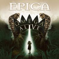 Epica:  Omega Alive (coloured - white, yellow, black splattered vinyl)
