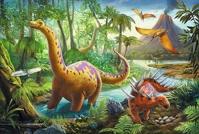 Puzzle Dinosauři na cestách - 60 dílků