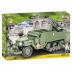 Stavebnice COBI 2499 II World War Kolopásové vozidlo M16/500 kostek+1 figurka