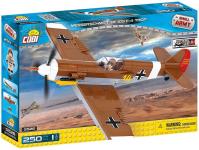 Stavebnice COBI 5526 II World War Stíhací letoun Messerschmitt BF 109 F4 Trop/250 kostek+1 figurka