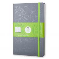 Moleskine: Evernote zápisník linkovaný šedý L