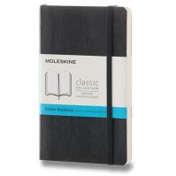 Moleskine: Zápisník měkký tečkovaný černý S