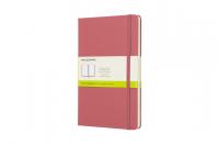 Moleskine: Zápisník tvrdý čistý růžový L