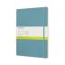 Moleskine: Zápisník měkký čistý modrozelený XL
