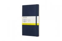 Moleskine: Zápisník měkký čtverečkovaný modrý L