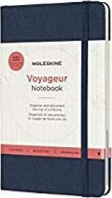 Moleskine: Zápisník Voyageur modrý