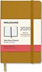 Moleskine: Diář 2020 denní tvrdý žlutý L