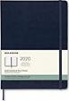 Moleskine: Plánovací zápisník 2020 tvrdý modrý XL