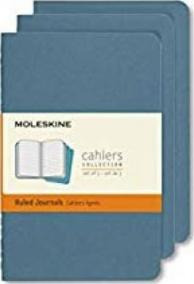 Moleskine: Sešity 3 ks linkované modré S