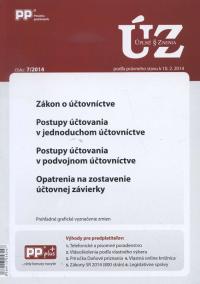 UZZ 7/2014 zákon o účtovníctve, postupy účtovania v jednoduchom účtovníctve, postupy účtovania v pod