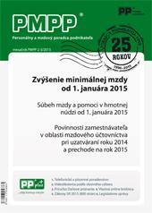 PMPP 2-3/2015 Zvýšenie minimálnej mzdy od 1.januára 2015