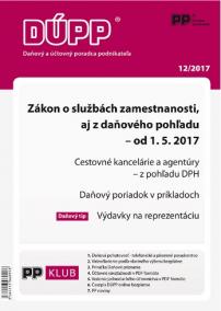 DUPP 12/2017 Zákon o službách zamestnanosti aj z daňového pohľadu - od 1.5.2017