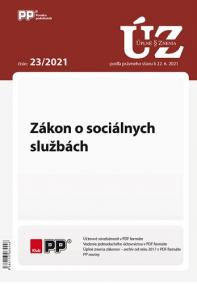 UZZ 23/2021 Zákon o sociálnych službách