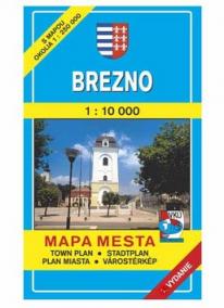 Mapa mesta Brezno