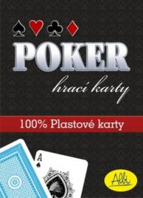 Poker hrací karty modré