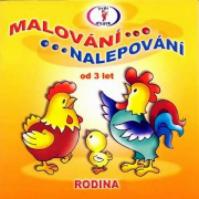 Rodina - Malování, nalepování A5