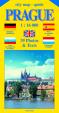 City map - guide PRAGUE 1:16 000 (angličtina, němčina, ruština, španělština, holandština)