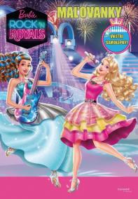 Barbie Rock n´ Royals - maľovanky + samolepky