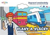 Vlaky a vláčky - Dopravní omalovánky