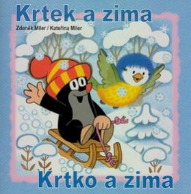 Krtek a zima - omalovánka