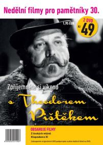 Nedělní filmy pro pamětníky 30. - Theodor Pištěk - 2 DVD pošetka