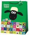 Ovečka Shaun, dárková taška, jumbo 7 (zelená)