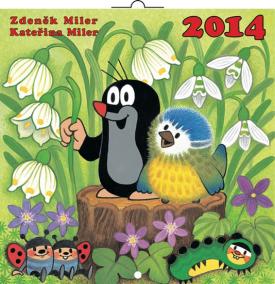 Kalendář 2014 - Krteček - nástěnný poznámkový (ČES, SLO, MAĎ, POL, RUS, ANG, NĚM, ŠPA)