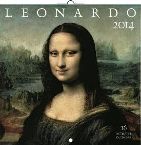 Kalendář 2014 - Leonardo da Vinci - nástěnný poznámkový (ANG, NĚM, FRA, ITA, ŠPA, HOL)