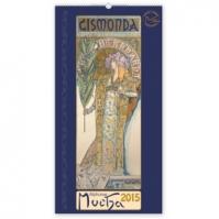 Alfons Mucha Posters - nástěnný kalendář 2015