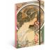 Notes - Alfons Mucha/Petrklíč, linkovaný, 13 x 21 cm