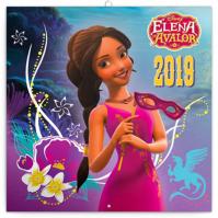 Kalendář poznámkový 2019 - Elena z Avaloru, 30 x 30 cm