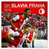 Kalendář poznámkový 2019 - SK Slavia Praha, 30 x 30 cm