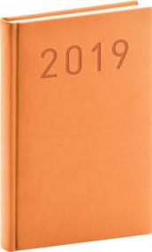 Diář 2019 - Vivella Fun - denní, oranžový, 15 x 21 cm