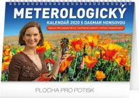 Kalendář stolní 2020 - Meteorologický s Dagmar Honsovou, 23,1 × 14,5 cm