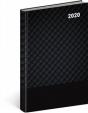 Denní diář Cambio Classic 2020, černý, 15 × 21 cm