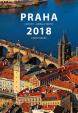 Kalendář nástěnný 2018 - Praha letecky/střední formát