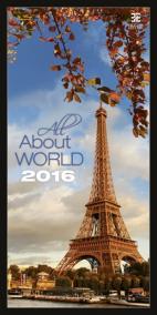 Kalendář nástěnný 2016 - All About World/Exklusive