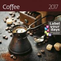 Kalendář nástěnný 2017 - Coffee