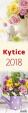 Kalendář nástěnný 2018 - Kytice