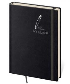 Zápisník My Black - čistý L