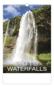 Kalendář nástěnný 2019 - Waterfalls