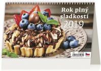 Kalendář stolní 2019 - Rok plný sladkostí