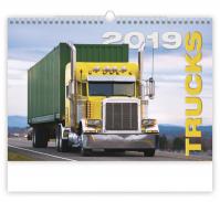 Kalendář nástěnný 2019 - Trucks