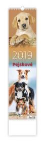 Kalendář nástěnný 2019 - Pejskové