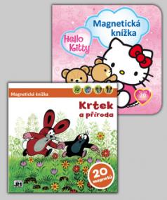 Balíček 2ks Magnet knížka Hello Kitty + Krtek a příroda