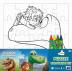 Hodný dinosaurus  - Omal. puzzle s voskovkami