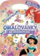 Omalovánky se samolepkami - Princezny