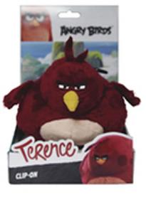 Angry Birds: Terence - 14cm plyšová hračka s nylon přívěskem